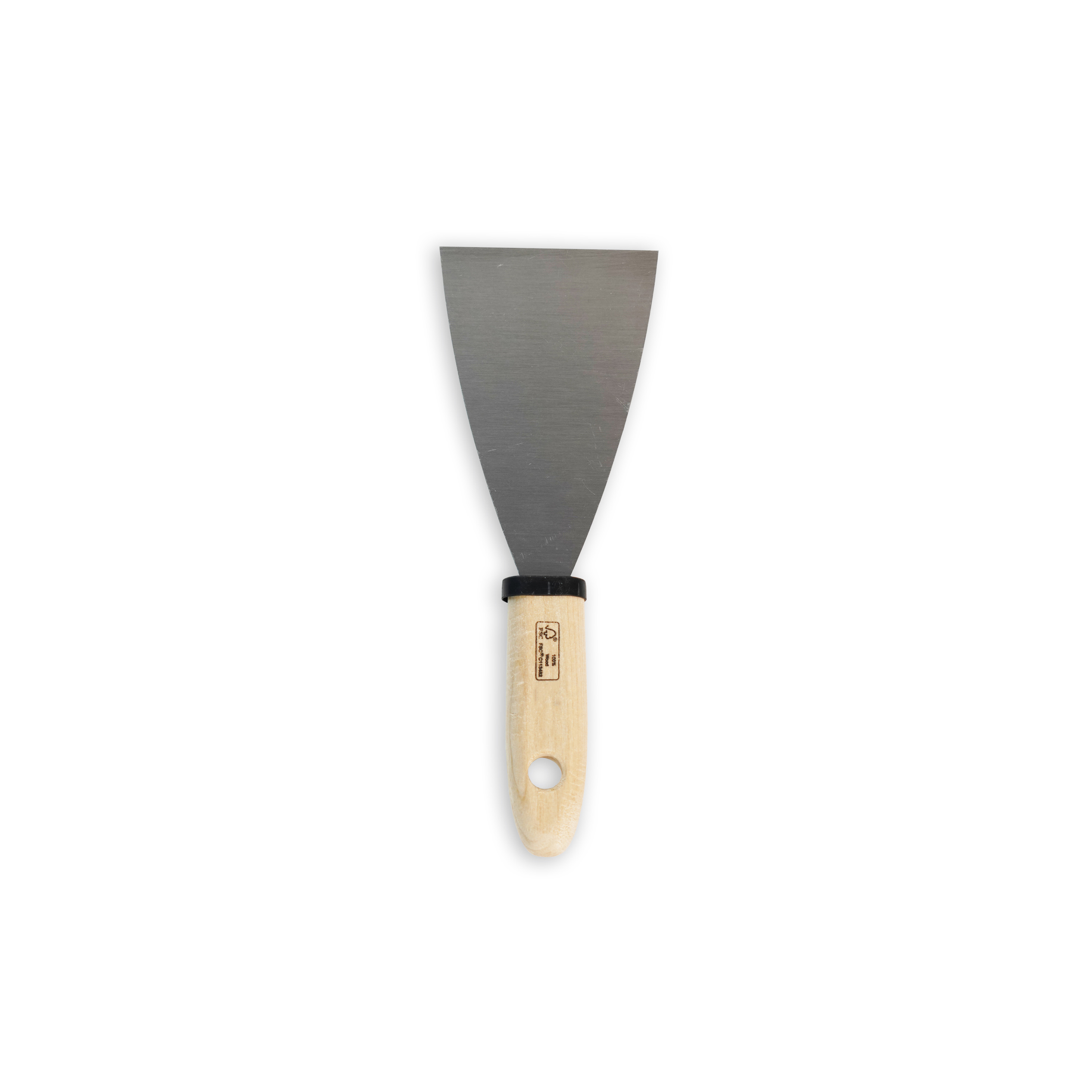 PROVISTON | Spachtel 80 mm | Malerspachtel Holzgriff Edelstahl-Blatt
