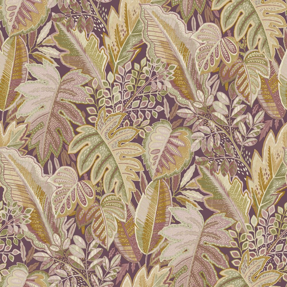 Grandeco | Ciara | A58401 | Vliestapete | Dschungel | 10.05 x 0.53 m | Bunt
