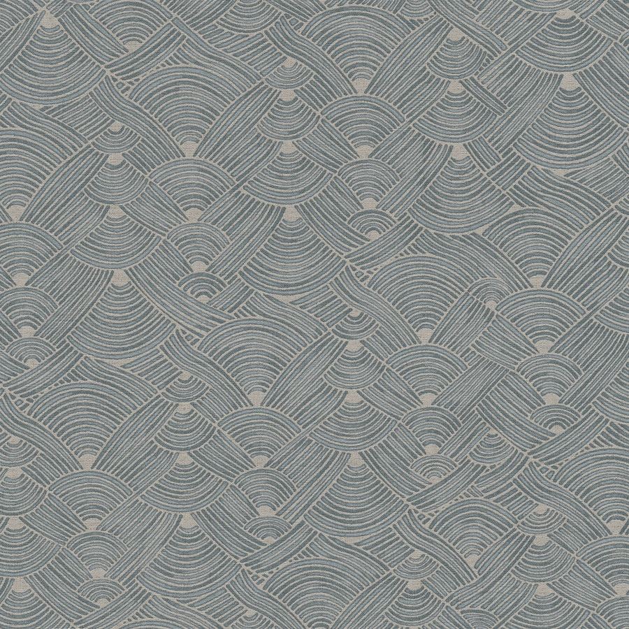 A.S. Creation | Nara | 387421 | Vliestapete | Muster & Motive | 10.05 x 0.53 m | Blau