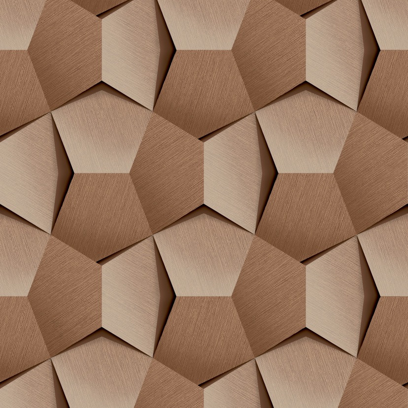 Grandeco | Tempo | A54602 | Vliestapete | 3D Optik | 10.05 x 0.53 m | Braun