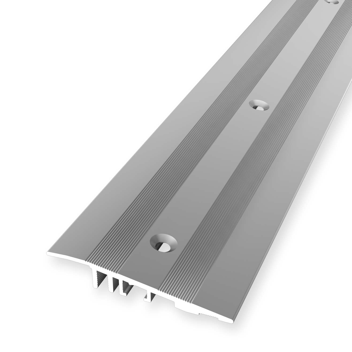 Ausgleichsprofil 12 x 80 x 2700 mm Aluminium Anpassungsprofil Höhenausgleich Silber Küberit