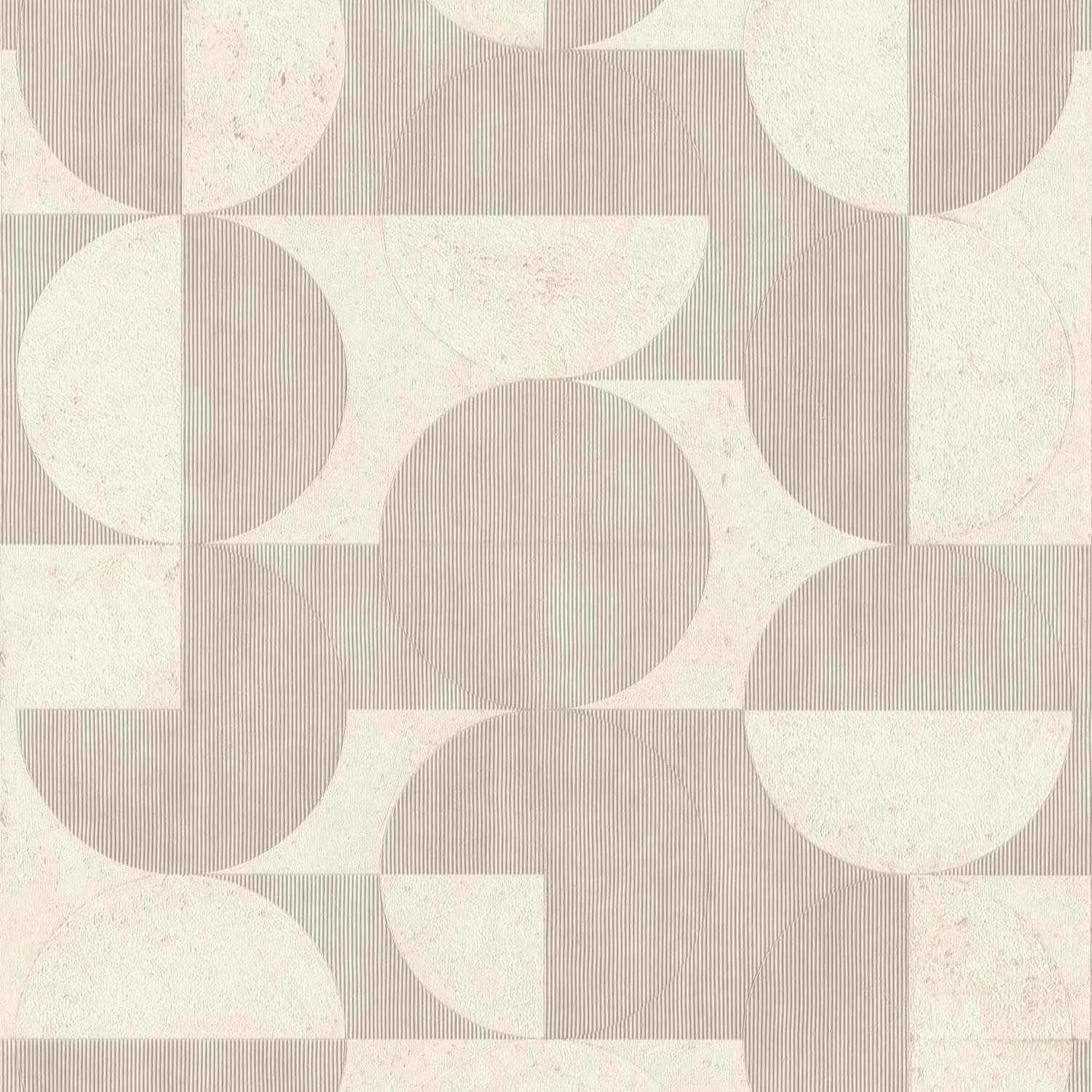 Rasch | Concrete | 521313 | Vliestapete | Vintage | Retro | 0.53 x 10.05 m | Beige