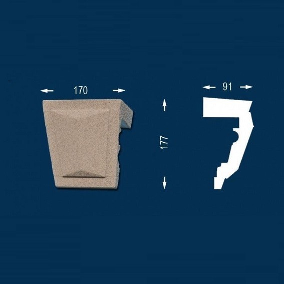 Fassadenzierelement / Schlussstein "Wiesemann FP14 S-b"