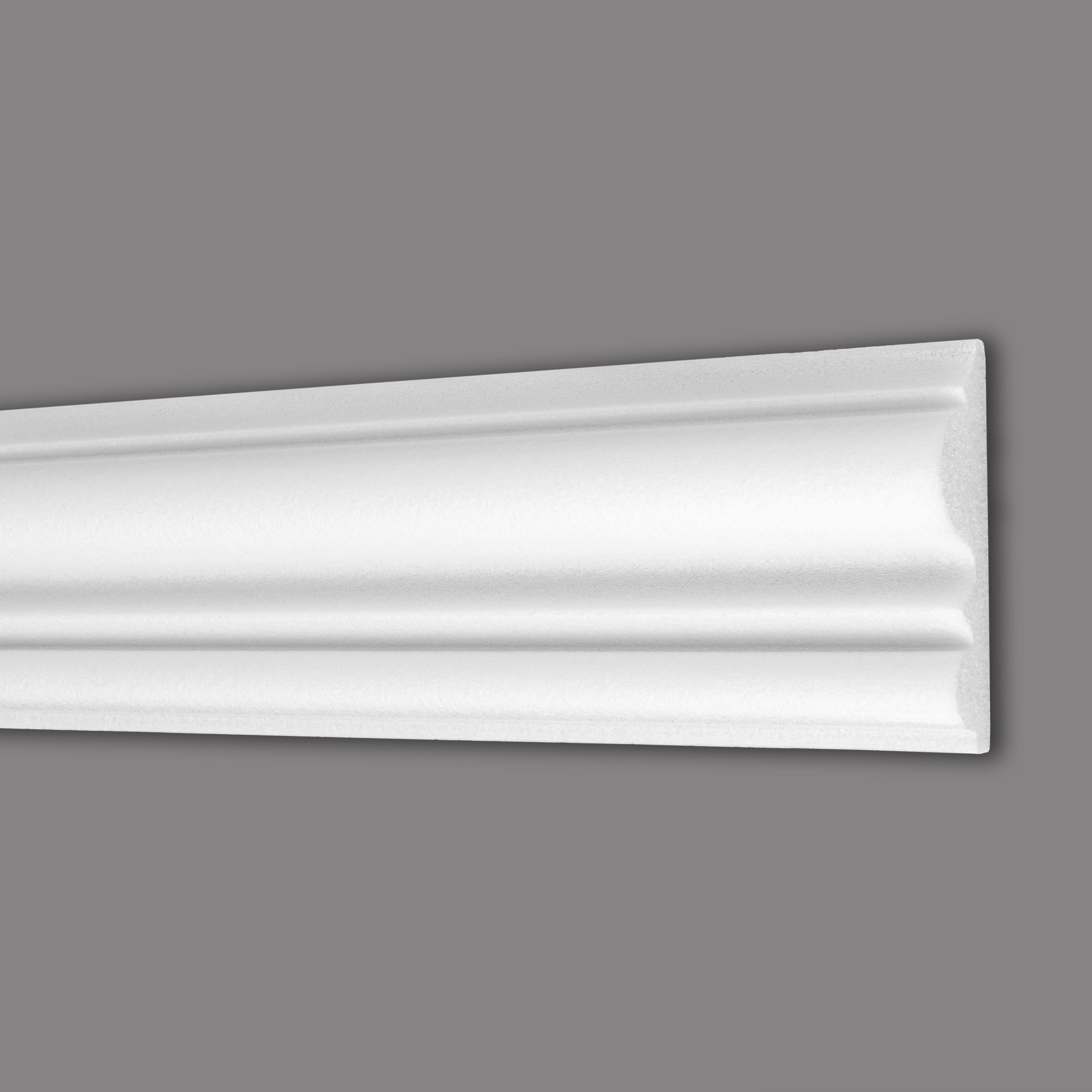 Wiesemann Zierleiste Jakarta 51 Polystyrol 21 x 79 x 2000 mm Wandleiste Weiß