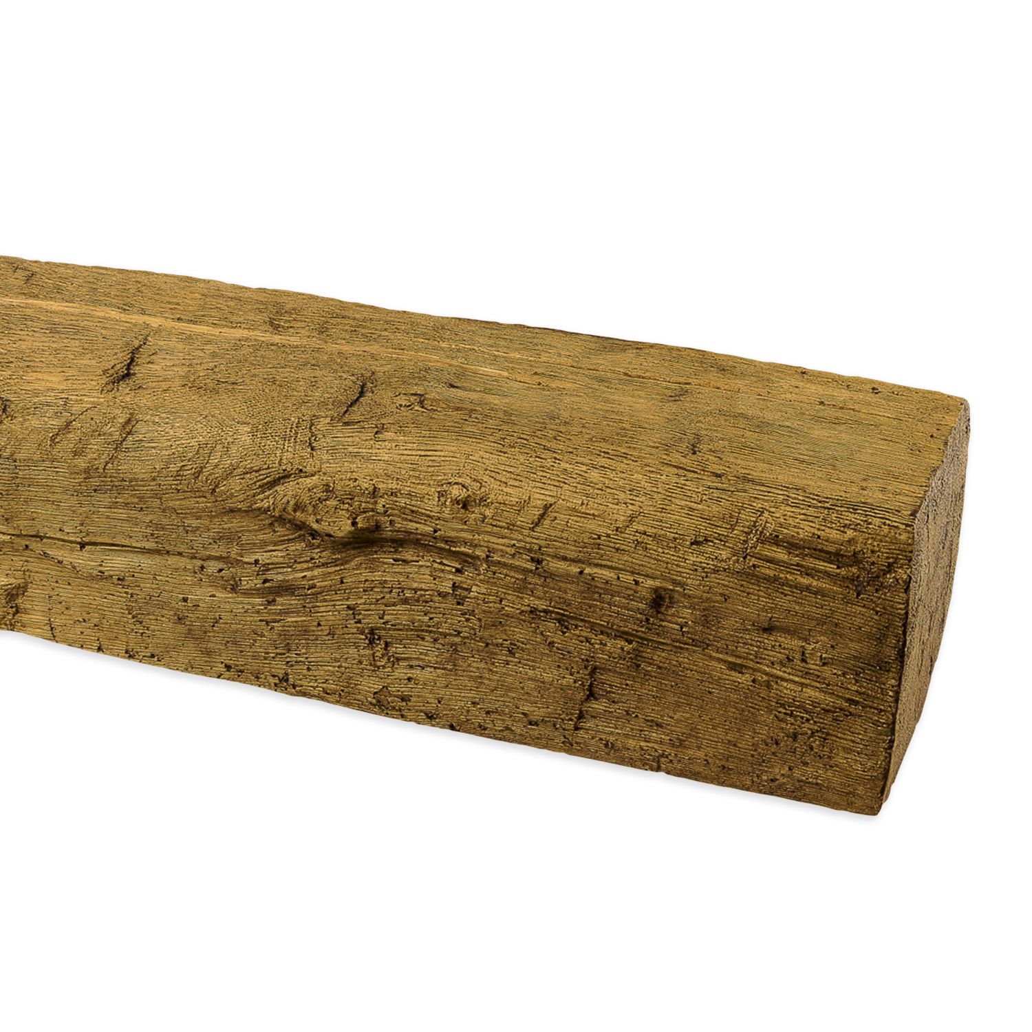 Wiesemann | PU-Balken | Polyurethan | 90 x 60 mm | Eiche Hell | Deckenbalken | Hochfest