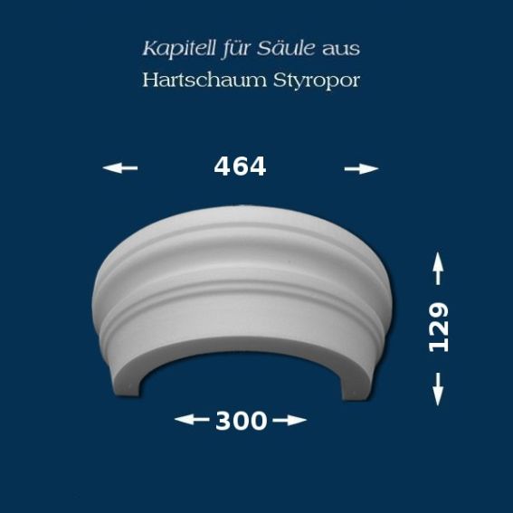 Säulenkapitell "Wiesemann SK18-2" - unbeschichtet