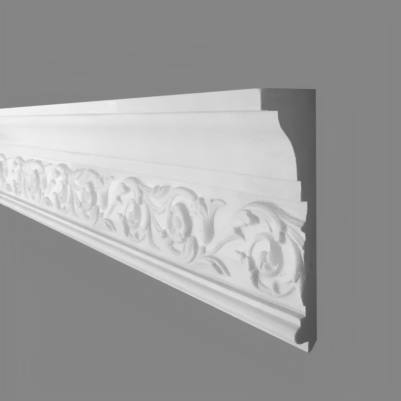 PROVISTON | Gipsleiste Wuppertal | Echter Gipsstuck | 50 x 150 x 1200 mm | Stuckleisten aus Gips