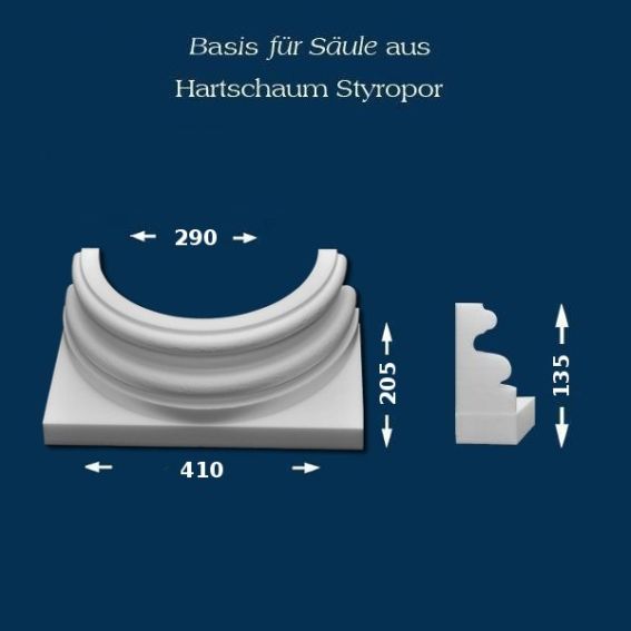 Säulenbasis "Wiesemann SB17" - unbeschichtet