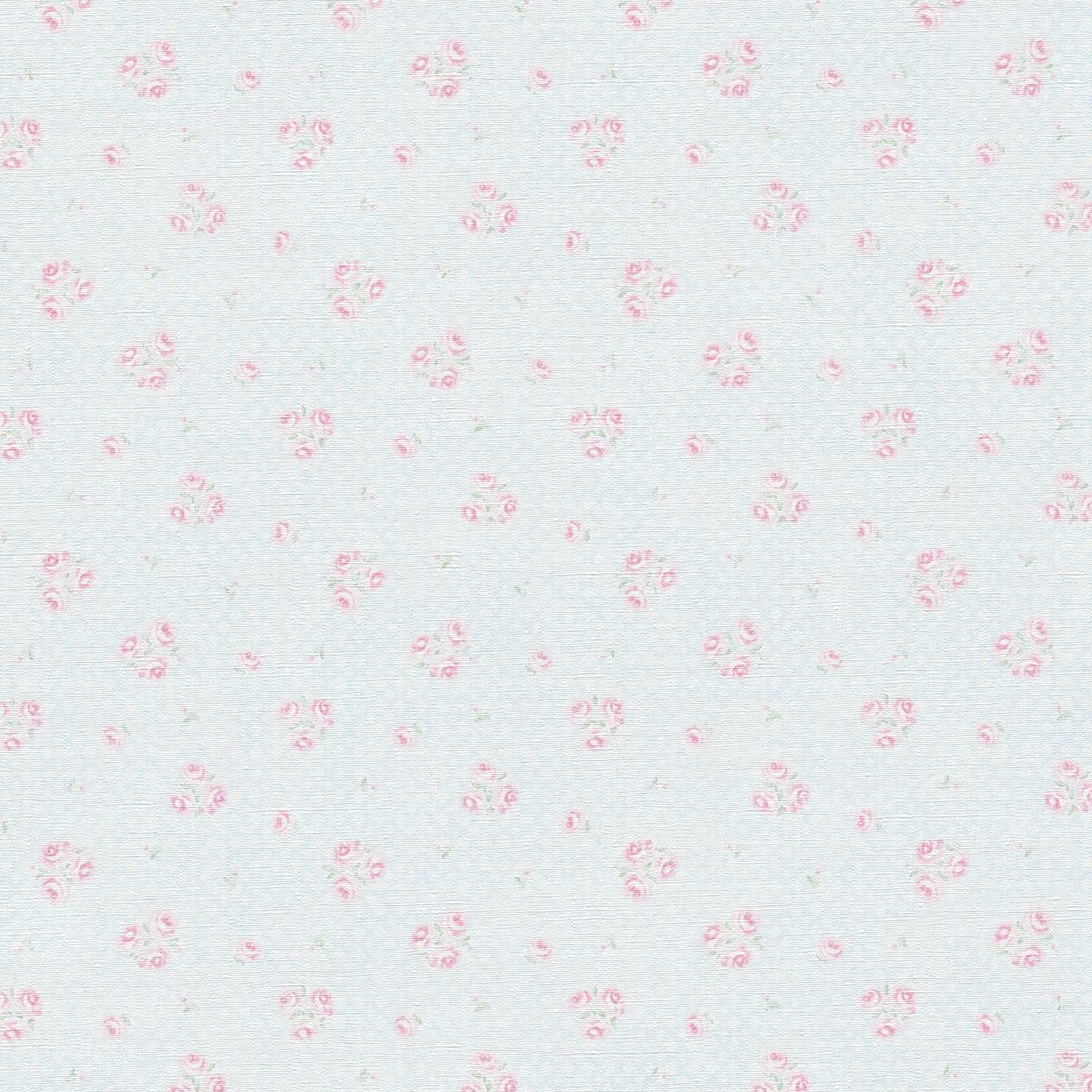 A.S. Creation | Maison Charme | 390671 | Vliestapete | Blumenoptik | 10.05 x 0.53 m | Blau