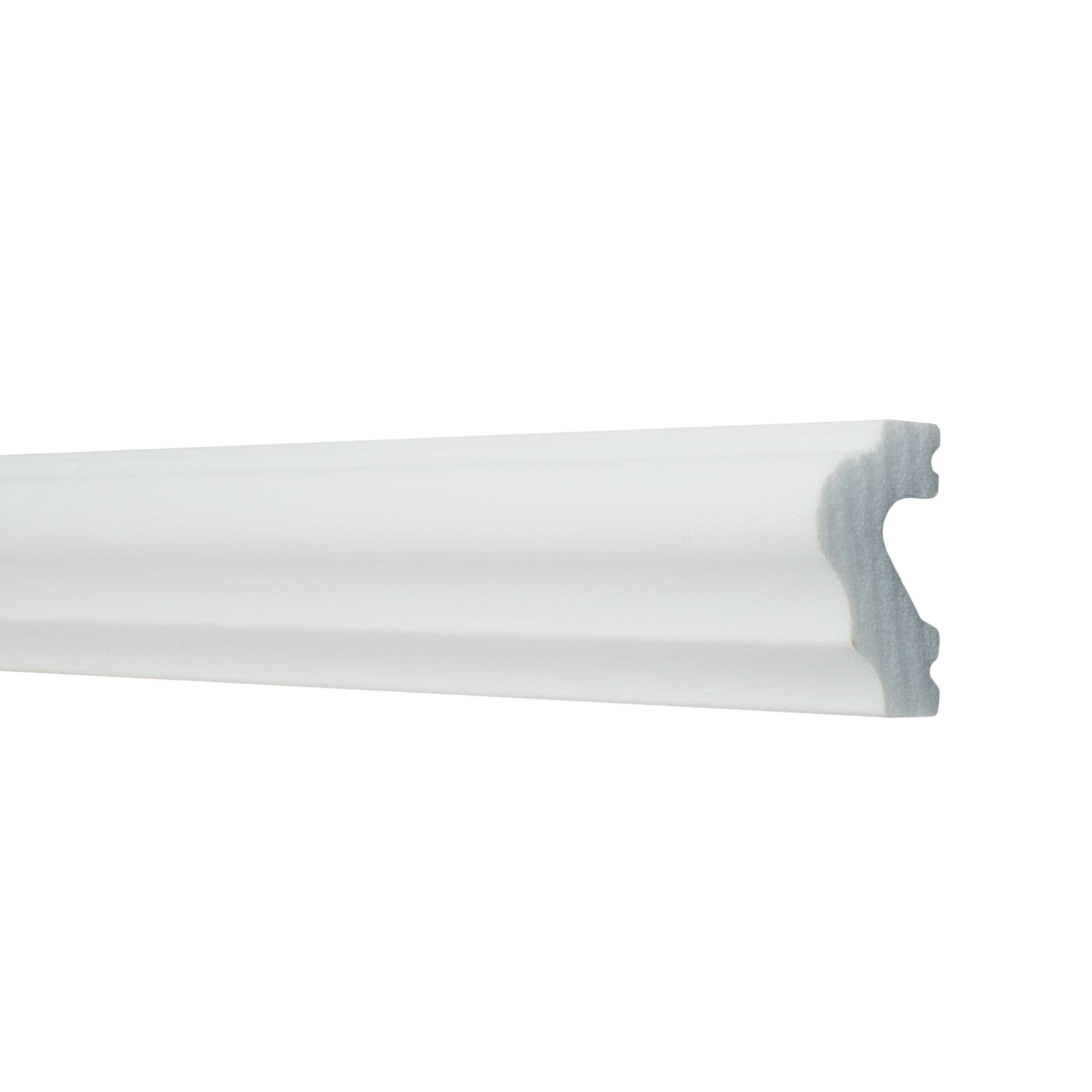 NMC Zierleiste WL2 WALLSTYL Wandleiste 20 x 40 x 2000 mm Polystyrol Weiß
