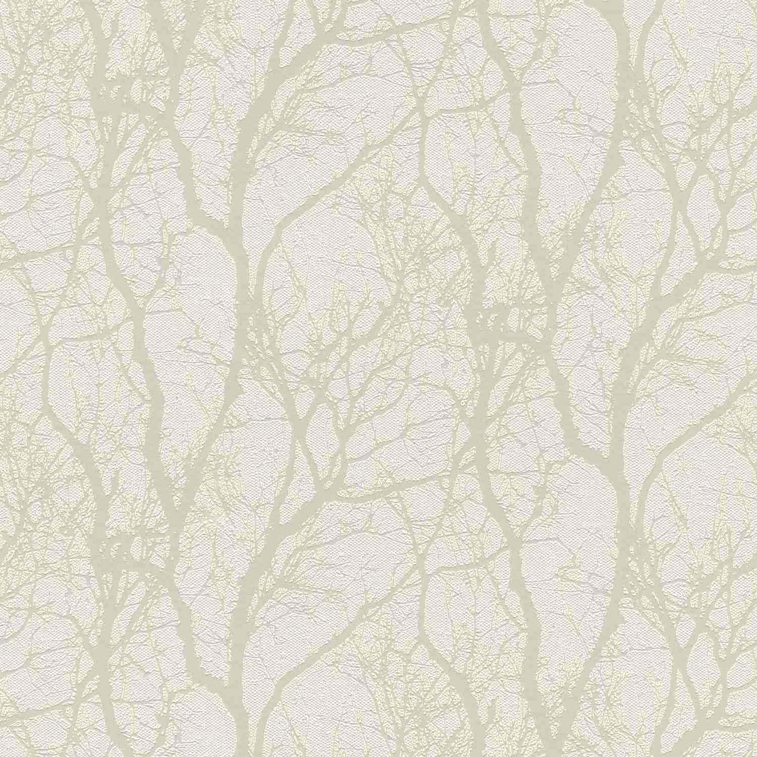 Rasch | Color Your Life | 633252 | Vliestapete | Blumenoptik | 0.53 x 10.05 m | Weiß