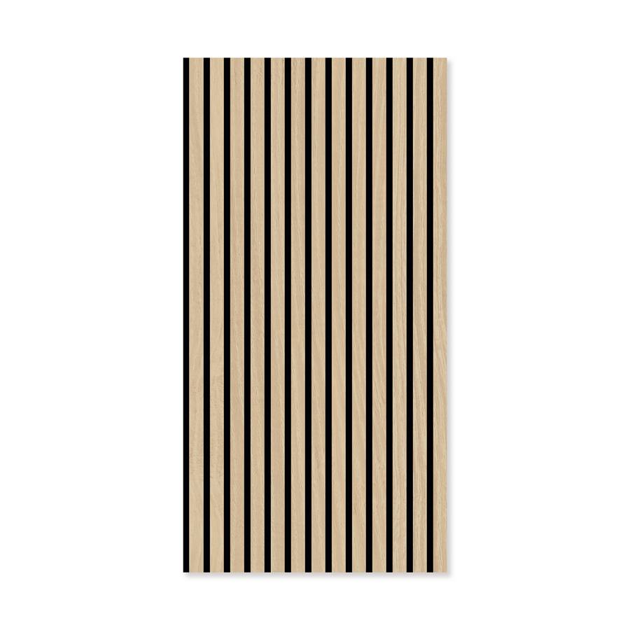 JANGAL Modular Wall Akustik Wandpaneel 1040 x 520 x 10 mm Fanal Oak Echtholz Akustik 3D Paneel