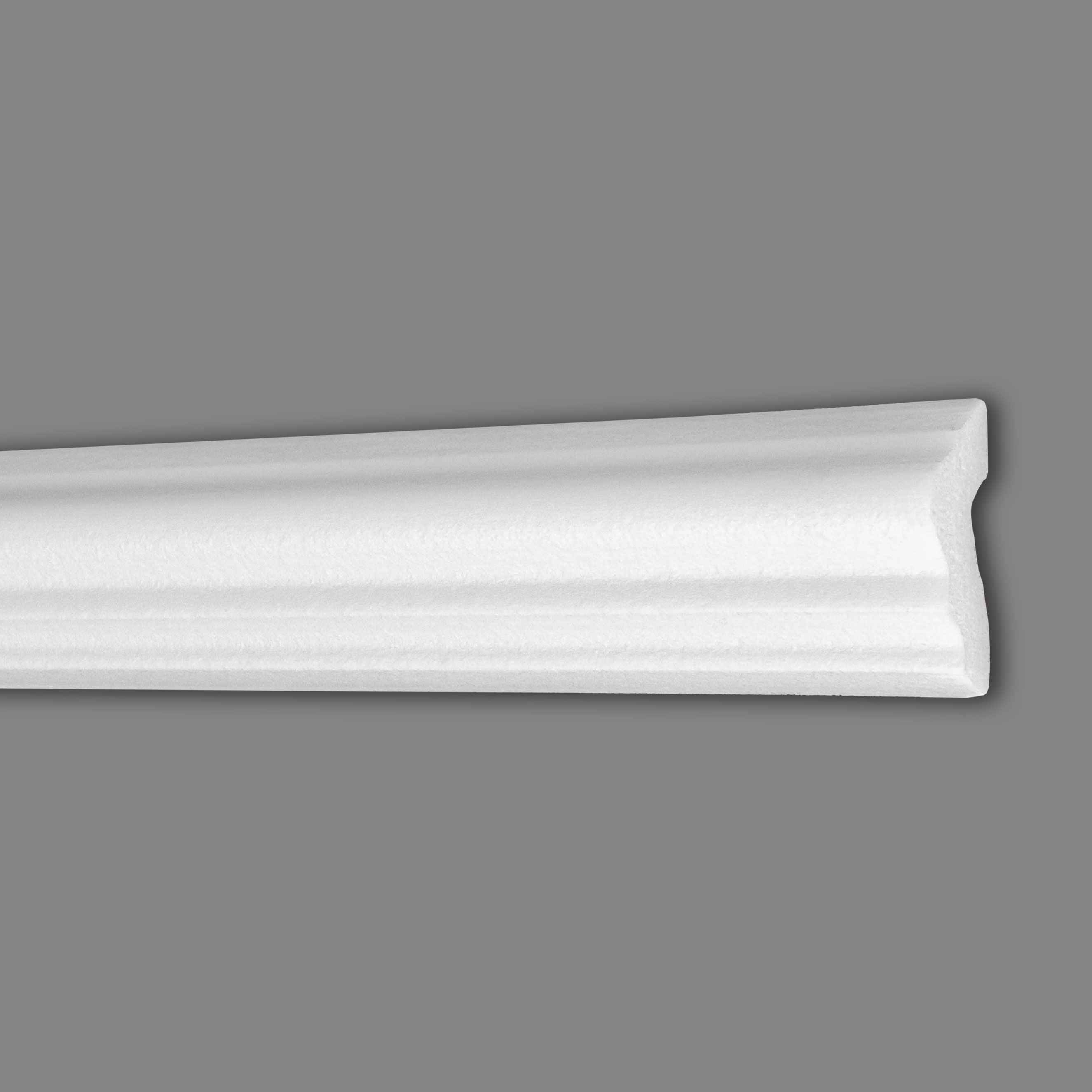 Wiesemann Zierleiste Ibiza 54 Polystyrol 23 x 50 x 2000 mm Wandleiste Weiß