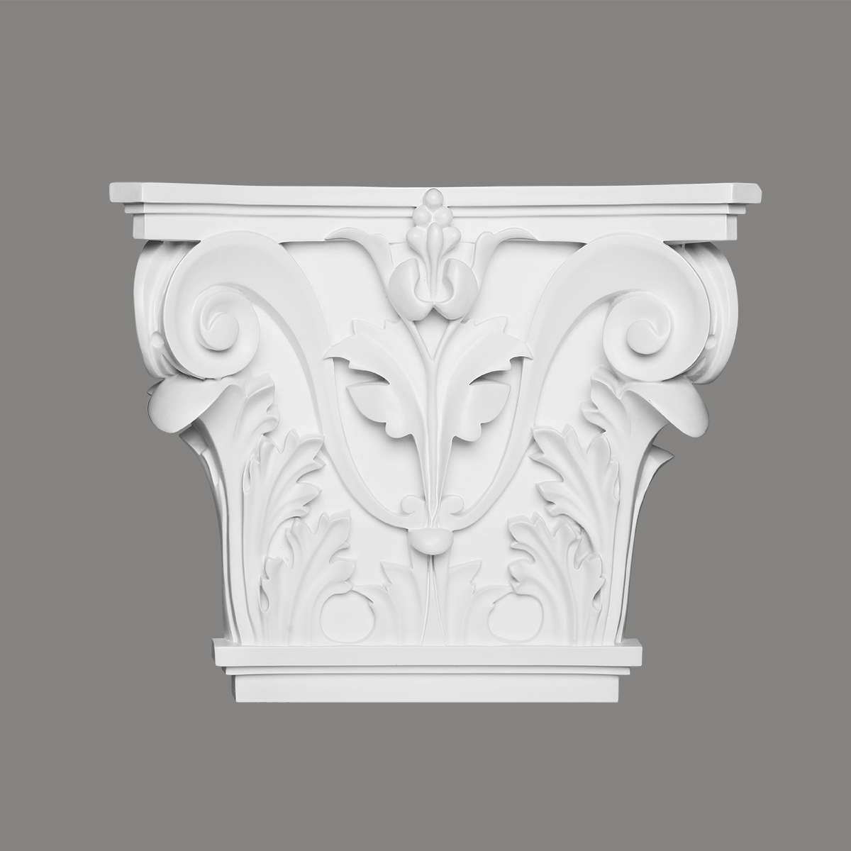 Mardom Pilaster Kopf D3505 Profoam 407 x 95 x 345 mm Weiß kombinierbar mit Pilaster D1518