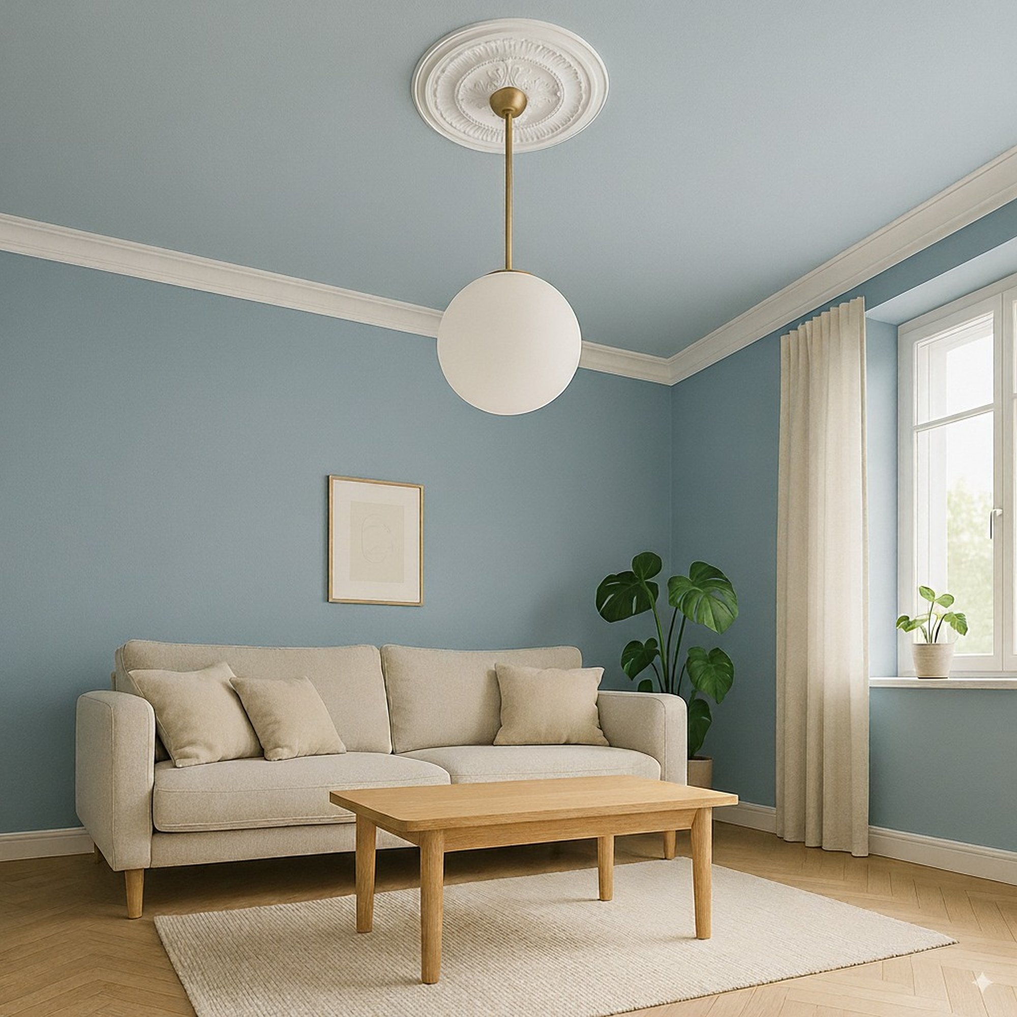 PROVISTON | Gips Rosette Southampton | Echter Gipsstuck | Ø38,8cm | Stuckrosette PROVISTON | Gips Rosette Southampton | Echter Gipsstuck | Ø38,8cm | Stuckrosette