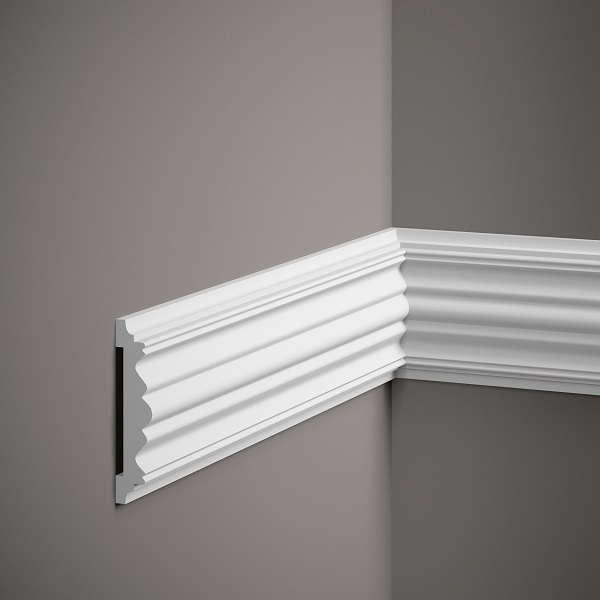 Mardom Pilaster D1541 Profoam 97 x 22 x 2400 mm Weiß Wandleiste