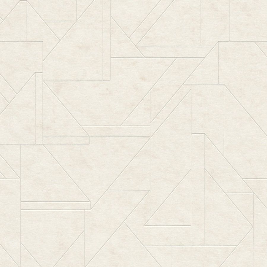 A.S. Creation | Travel Styles | 391182 | Vliestapete | Grafisch | 10.05 x 0.53 m | Creme