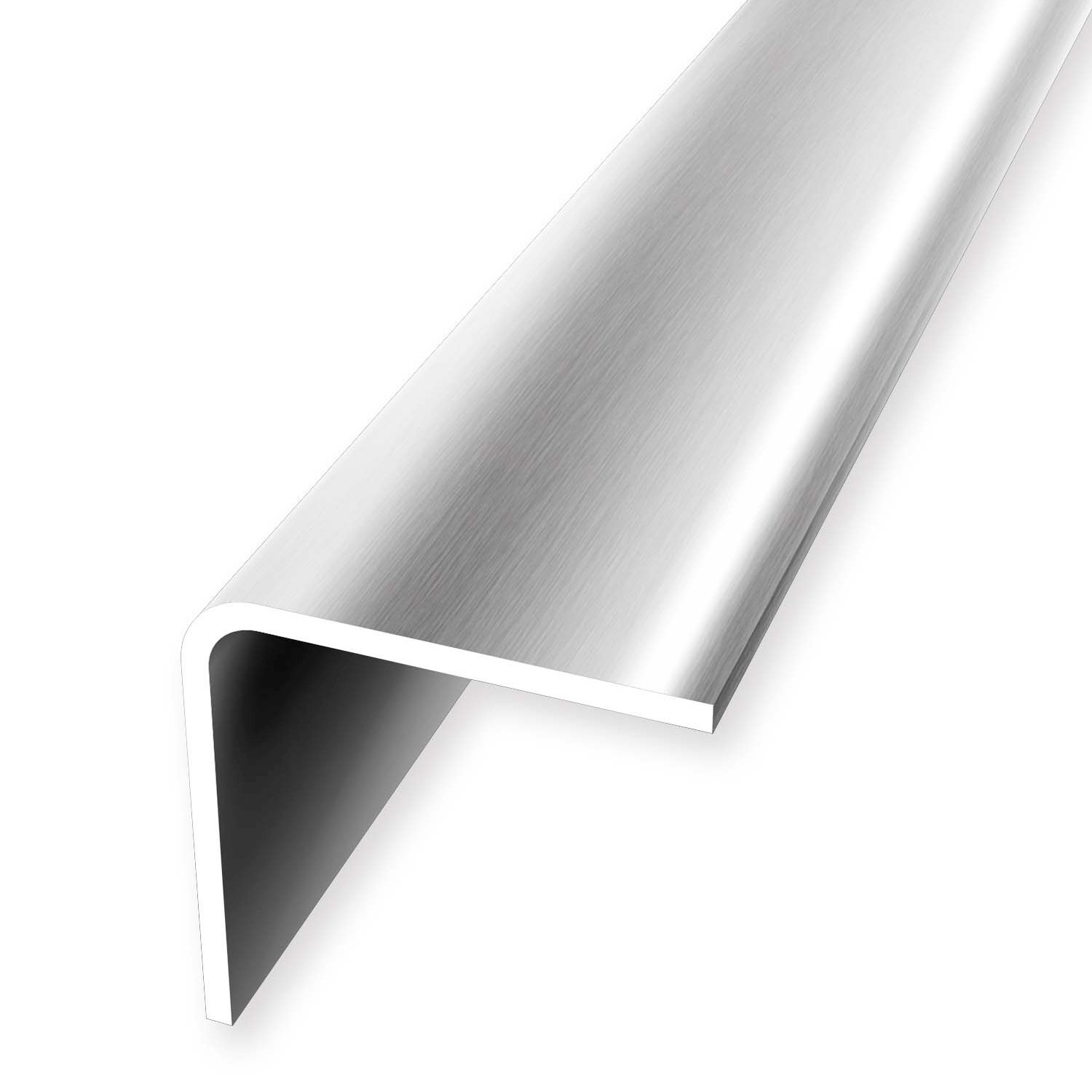 Eckschutzwinkel 31 x 31 mm Edelstahl Matt Winkelprofil Glatt Ungebohrt versch. Längen Küberit