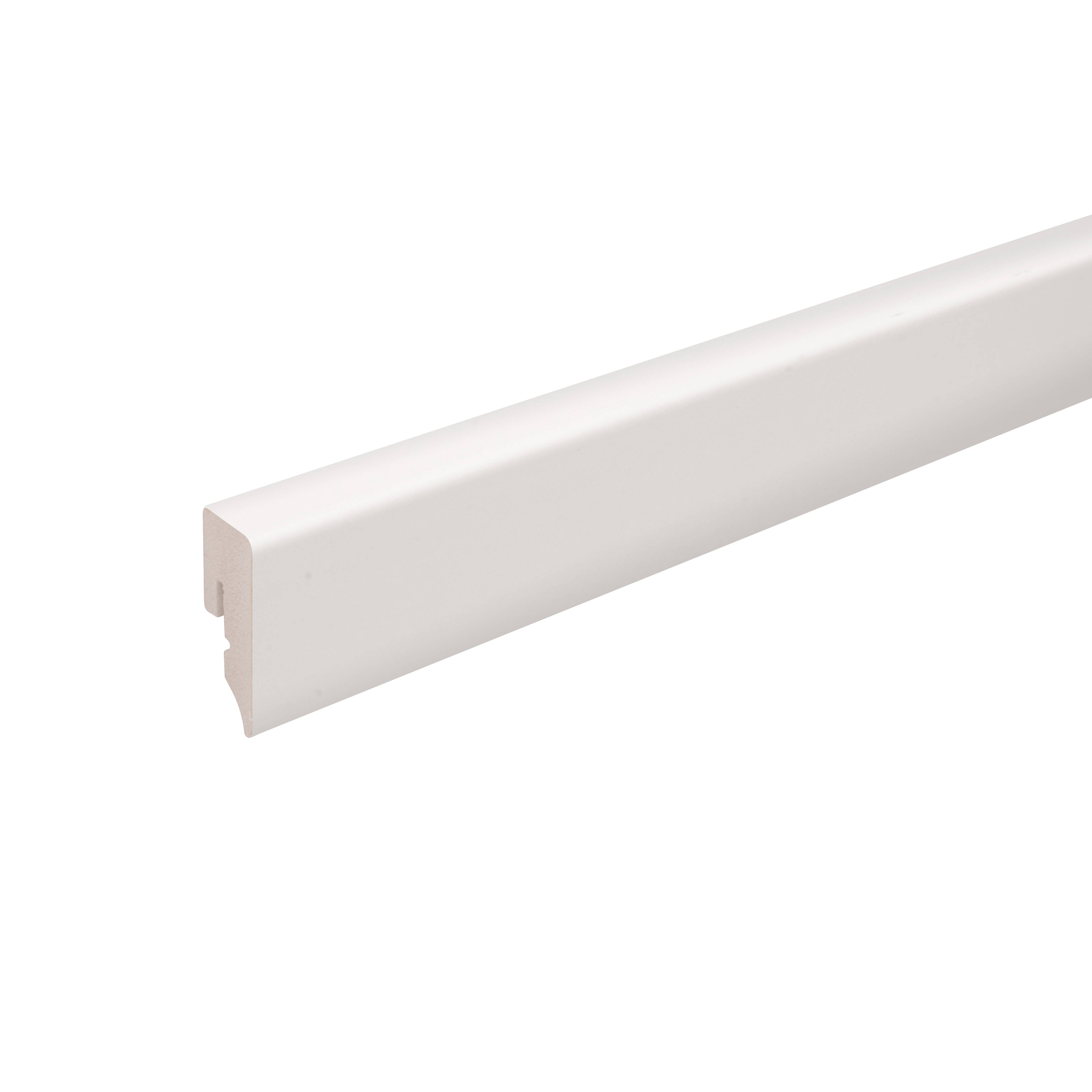 Sockelleiste KU048L1 PVC Weiß foliert 15 x 38.5 x 2400 mm - Neuhofer