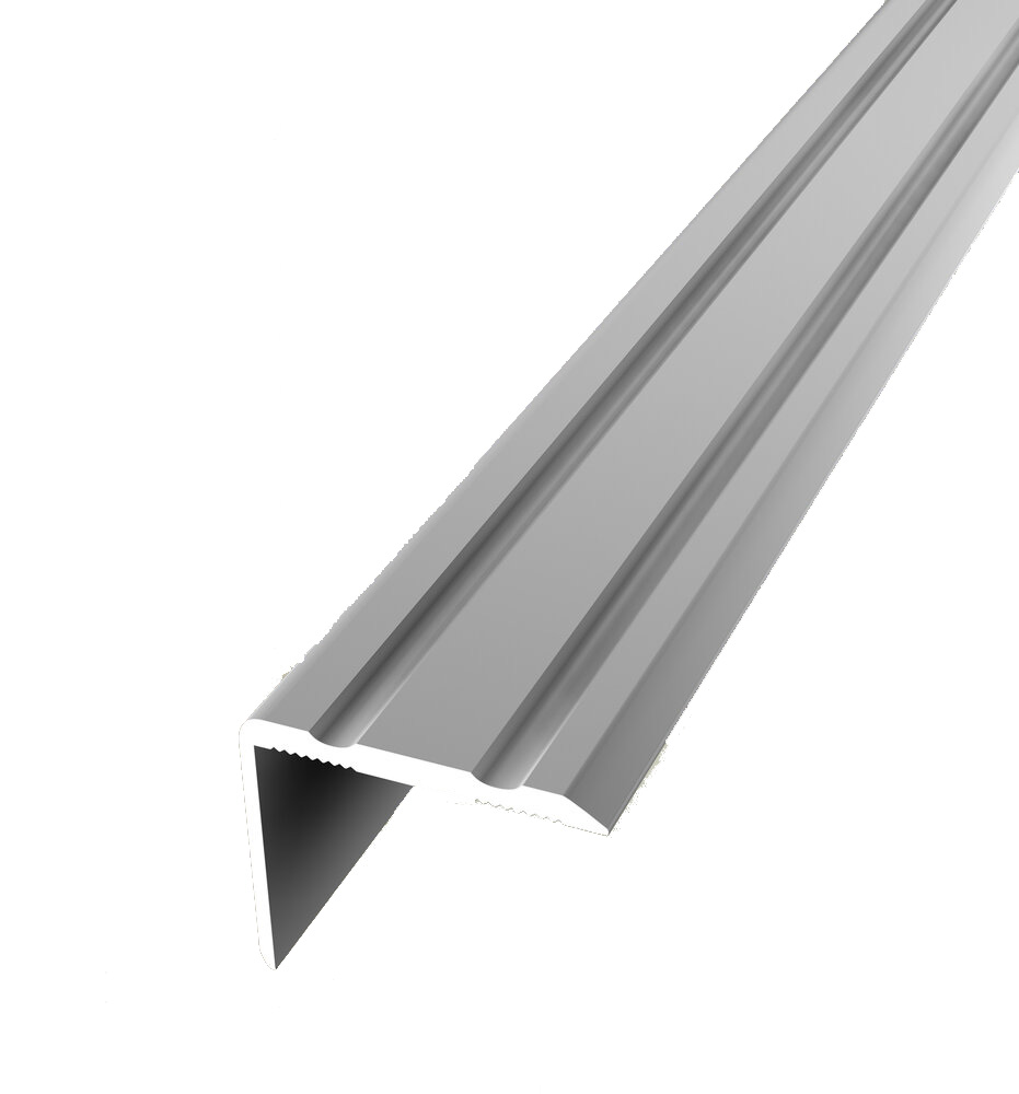 Treppenprofil 20 x 24.5 mm Aluminium Treppenkantenprofil Winkelprofil versch. Längen Küberit