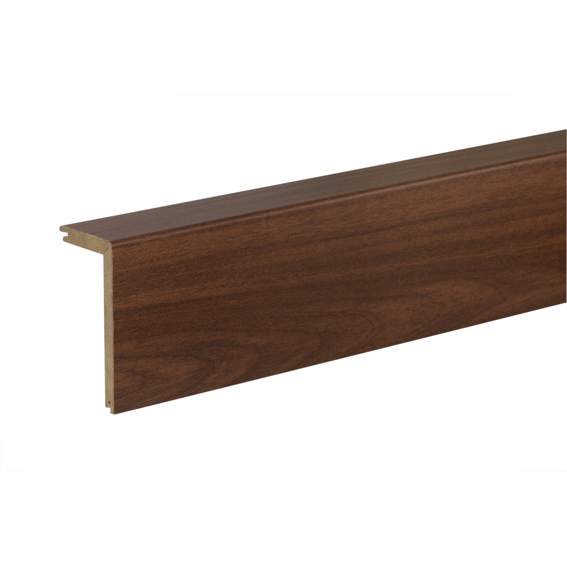 Rohrabdeckleiste FRA02 MDF Walnuss dunkel 50 x 100 x 2400 mm foliert - Neuhofer