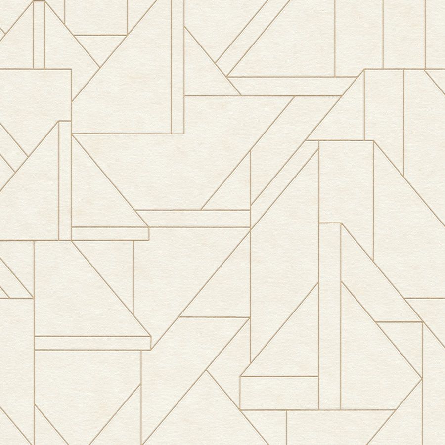 A.S. Creation | Travel Styles | 391181 | Vliestapete | Grafisch | 10.05 x 0.53 m | Weiß