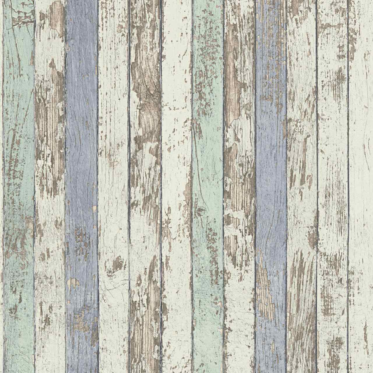 A.S. Creation | Decora Natur 6 | 959141 | Vliestapete | Streifenoptik | 0.53 x 10.05 m | Blau