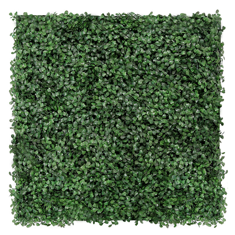 JANGAL Modular Wall Akustik Wandpaneel 520 x 520 x 50 mm Dark Green Design Buxus Pflanzenwand