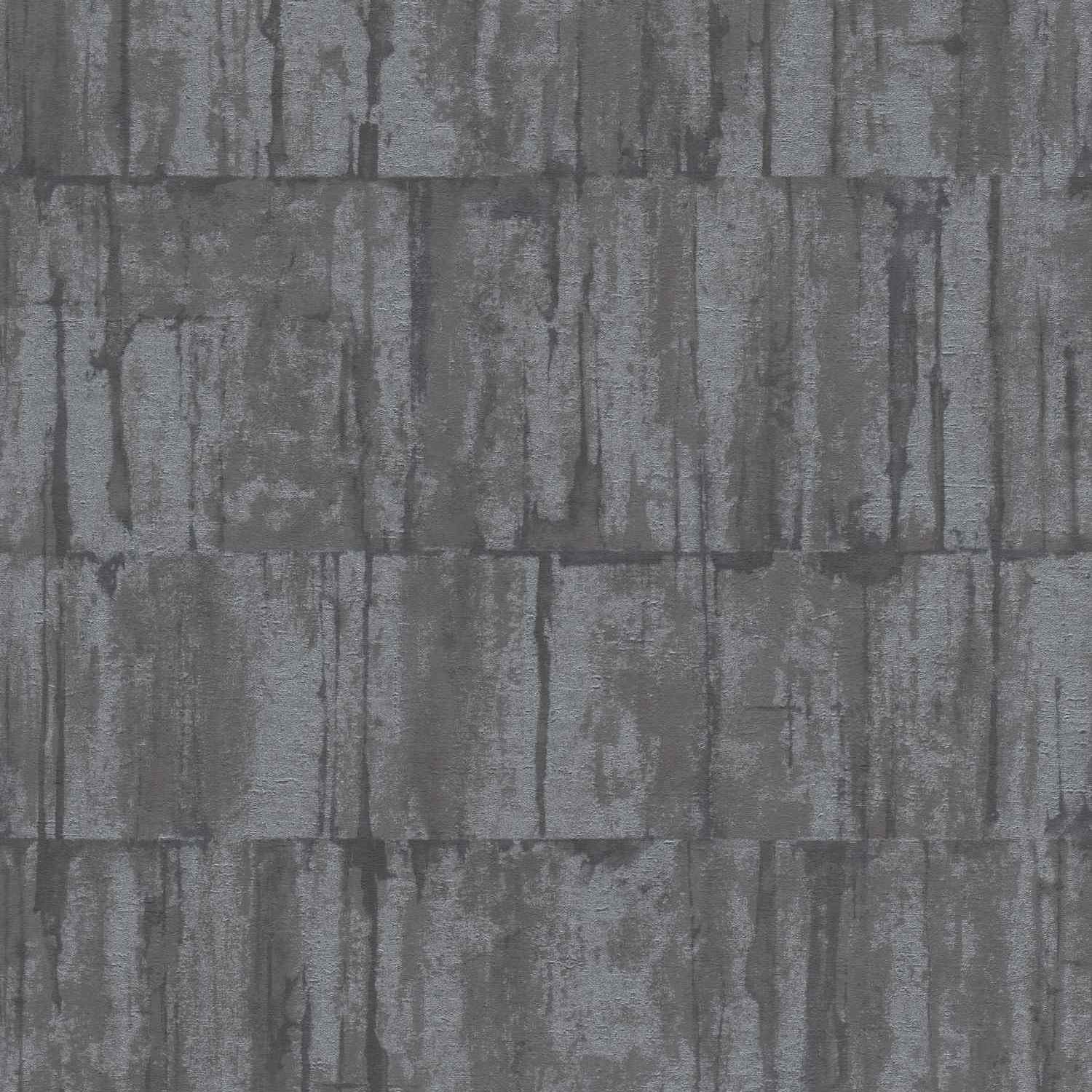 Rasch | Barbara Home Collection III | 560343 | Vliestapete | Industrial | 0.53 x 10.05 m | Grau
