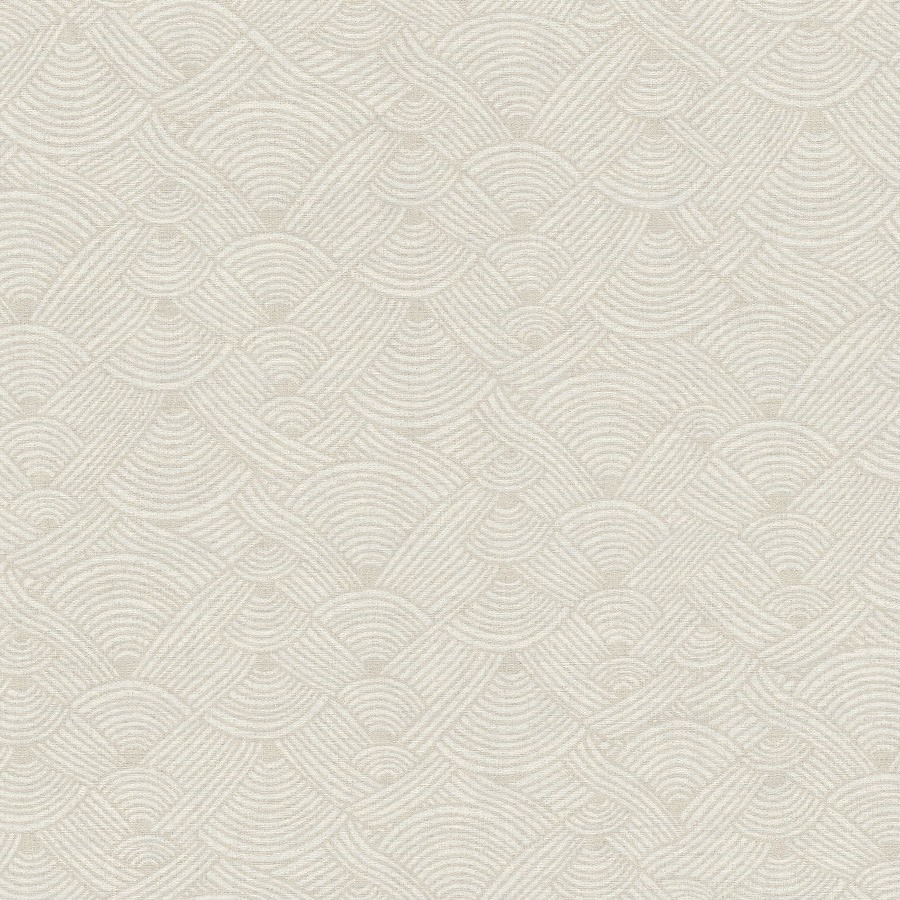 A.S. Creation | Nara | 387425 | Vliestapete | Muster & Motive | 10.05 x 0.53 m | Greige