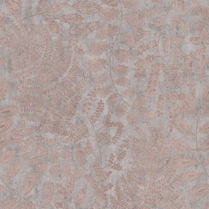 A.S. Creation | The BOS | 388303 | Vliestapete | Blumenoptik | 0.53 x 10.05 m | Grau