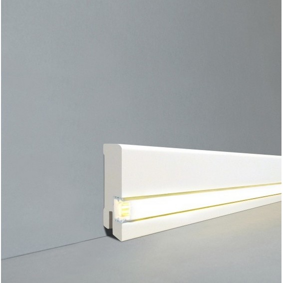 Licht - Fußleisten / Licht - Sockelleisten "Ulm"