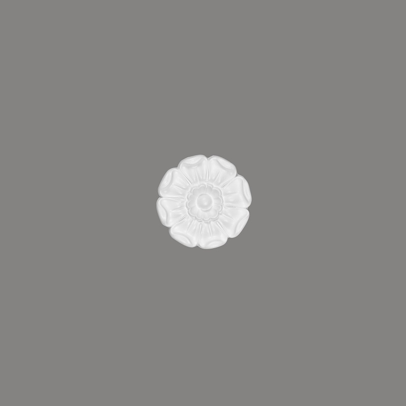 Mardom Rosette / Deckenkuppel B3110 Profoam 94 x 18 x 94 mm Weiß Stuckrosette Deckenrosette Rund