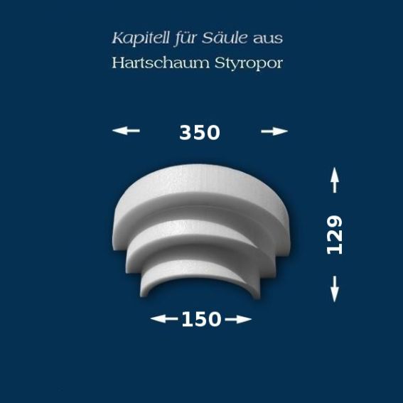 Säulenkapitell "Wiesemann SK3-3" - unbeschichtet