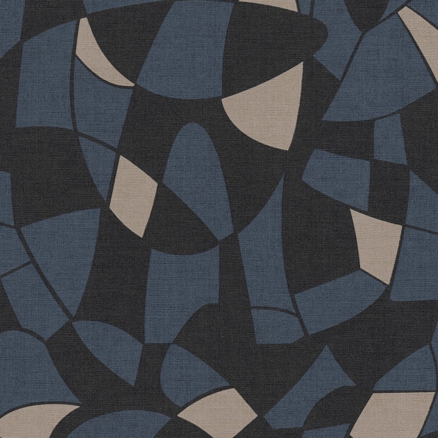 A.S. Creation | Antigua | 390935 | Vliestapete | Grafisch | 10.05 x 0.53 m | Schwarz