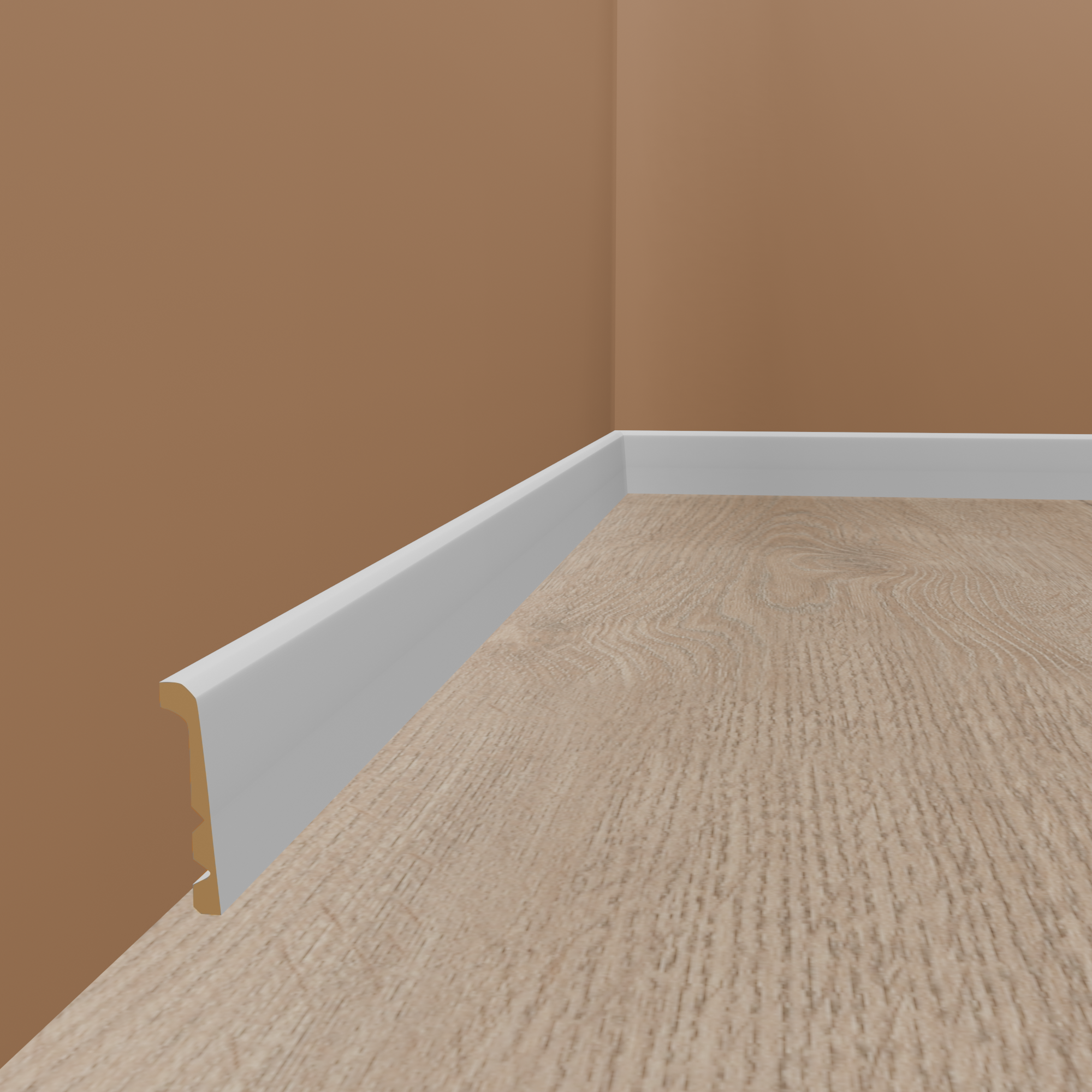 PROVISTON Renovierungsleiste 24 x 92 x 2400 mm weiß foliert kürzbar auf 3 Höhen MDF PROVISTON Renovierungsleiste 24 x 92 x 2400 mm weiß foliert kürzbar auf 3 Höhen MDF