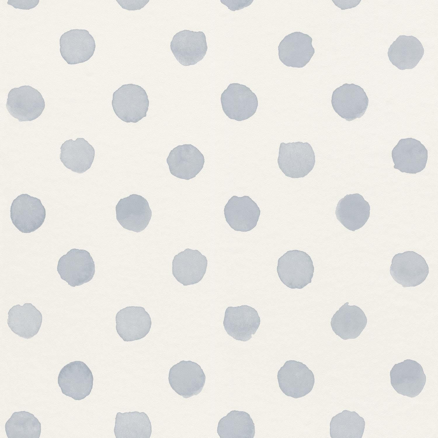 Rasch | Bambino XIX | 252033 | Vliestapete | Kinderzimmer | 0.53 x 10.05 m | Blau | Weiß
