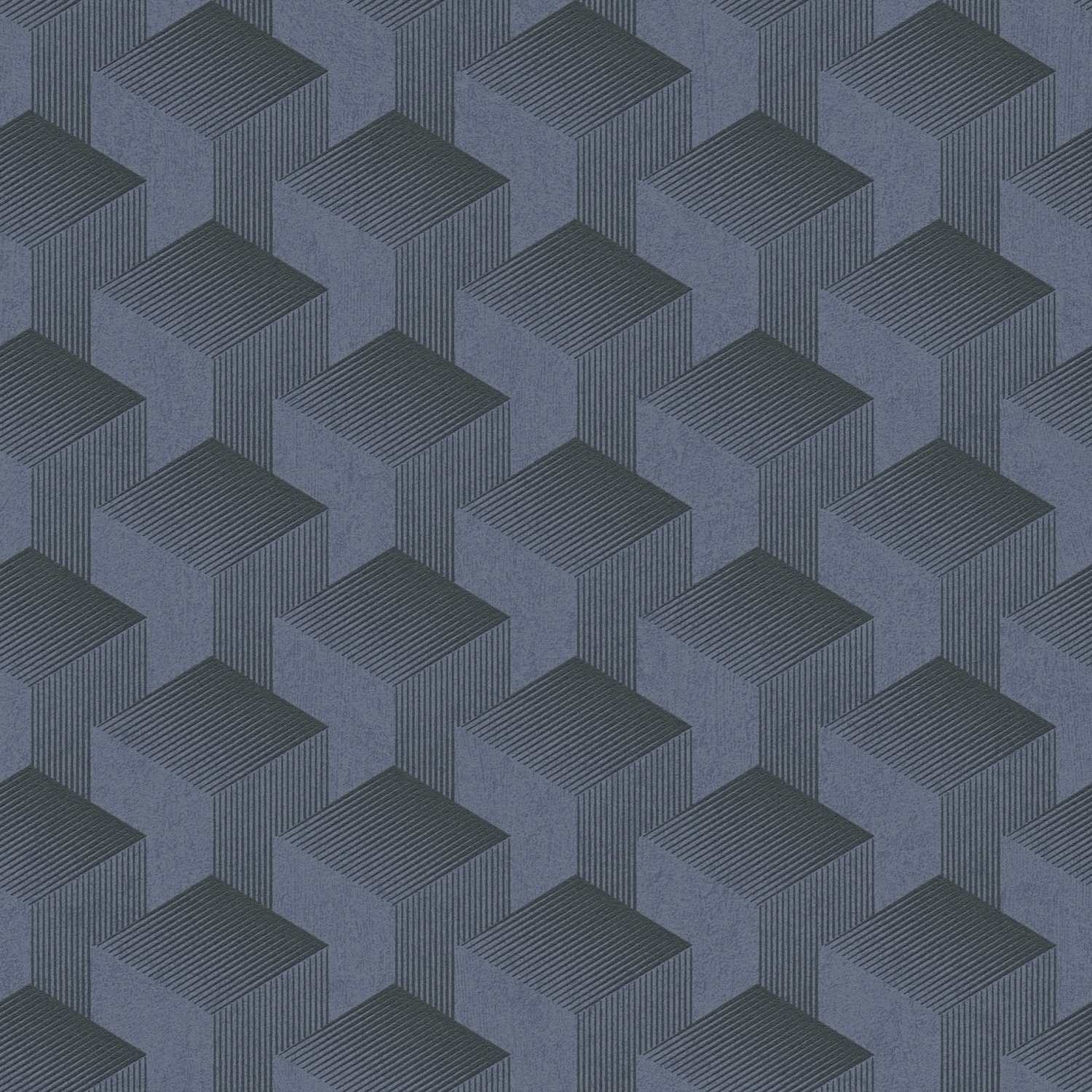 A.S. Creation | Premium Wall 2 | 389634 | Vliestapete | Grafisch | 10.05 x 0.53 m | Blau