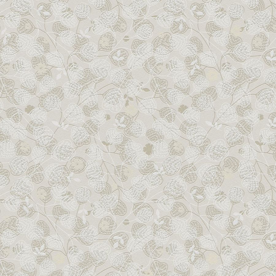 A.S. Creation | Travel Styles | 391112 | Vliestapete | Blumenoptik | 10.05 x 0.53 m | Beige