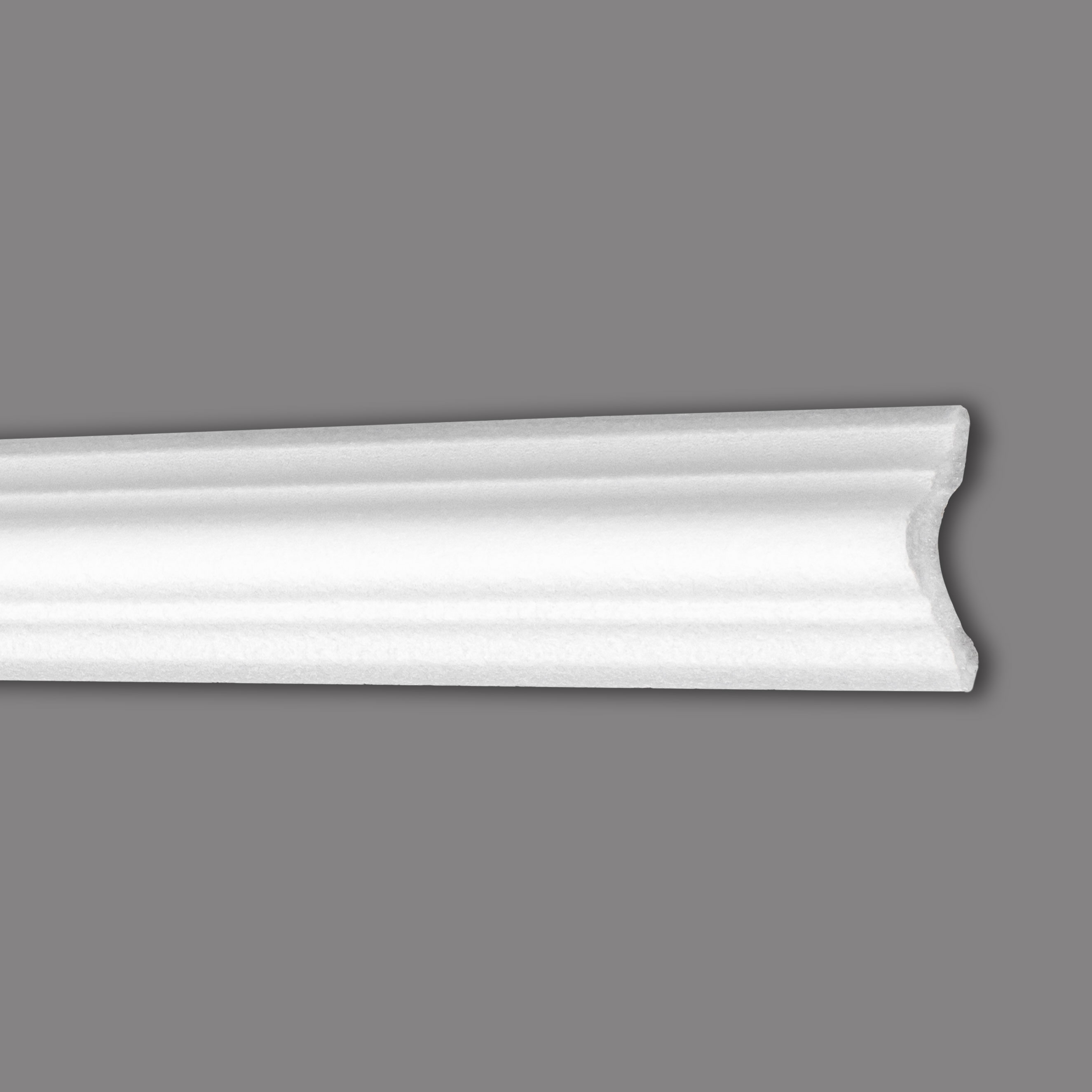 Wiesemann Zierleiste Nantes 57 Polystyrol 20 x 40 x 2000 mm Wandleiste Weiß