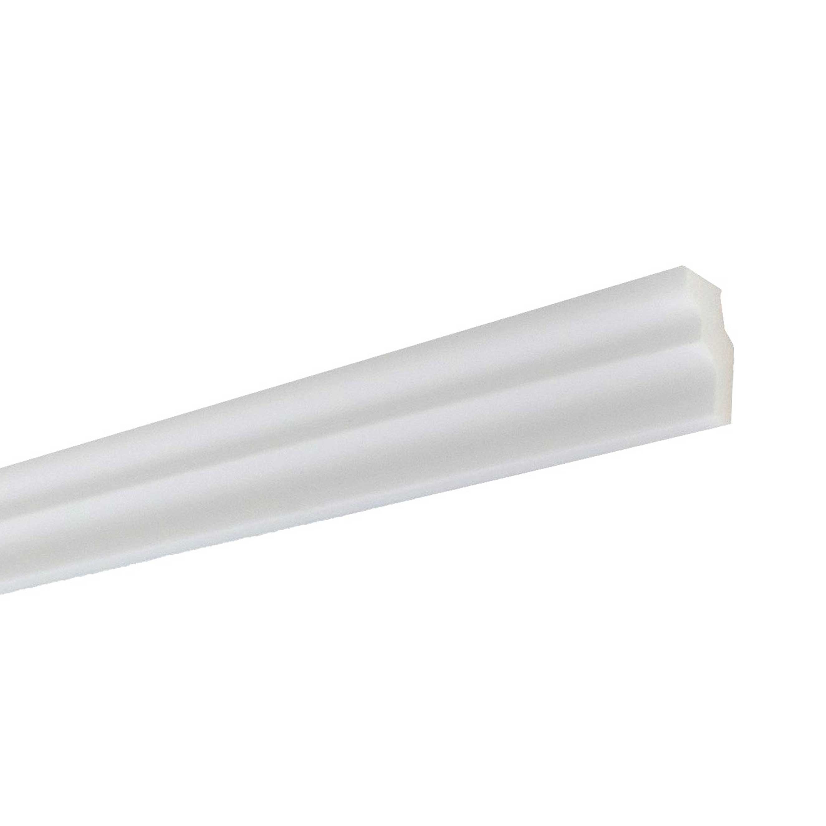 NMC Stuckleiste E NOMASTYL Polystyrol 17 x 25 x 2000 mm Weiß Deckenleiste