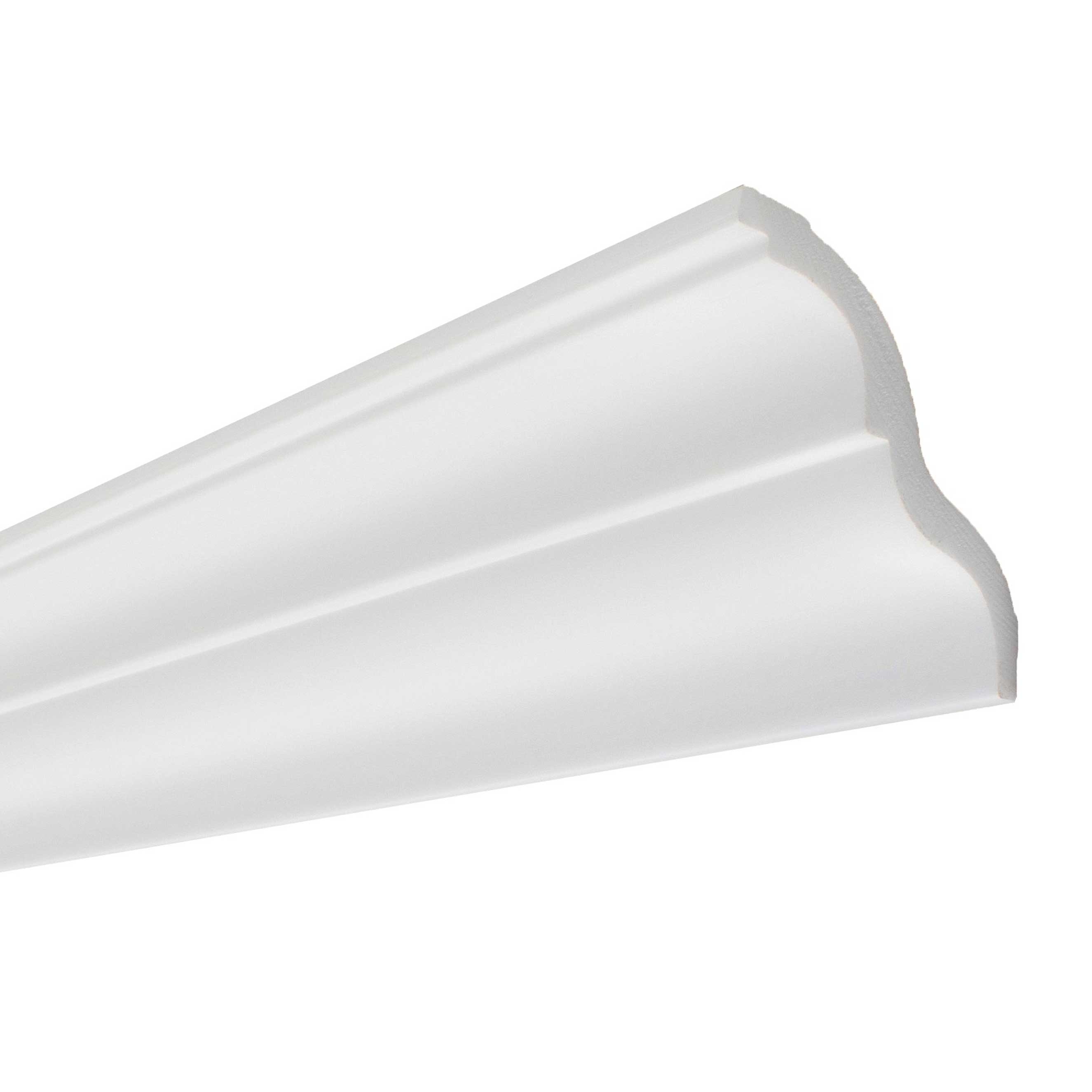 NMC Stuckleiste AT NOMASTYL Polystyrol 95 x 100 x 2000 mm Weiß Deckenleiste