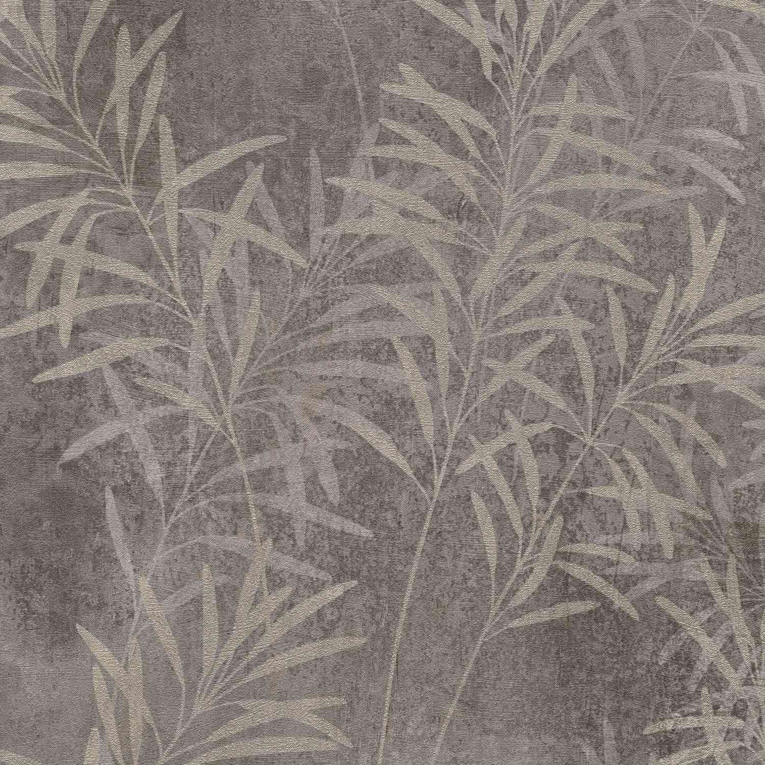 A.S. Creation | Terra | 389191 | Vliestapete | Blumenoptik | 10.05 x 0.53 m | Grau