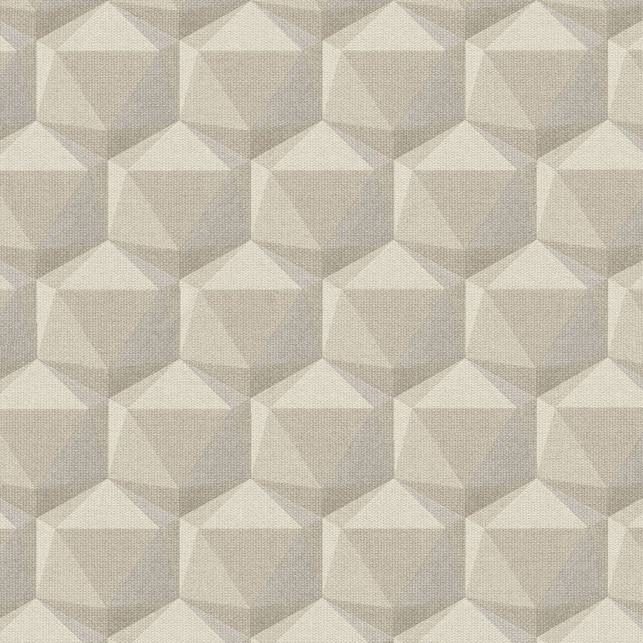A.S. Creation | Nara | 387485 | Vliestapete | Geometrisch | 10.05 x 0.53 m | Beige