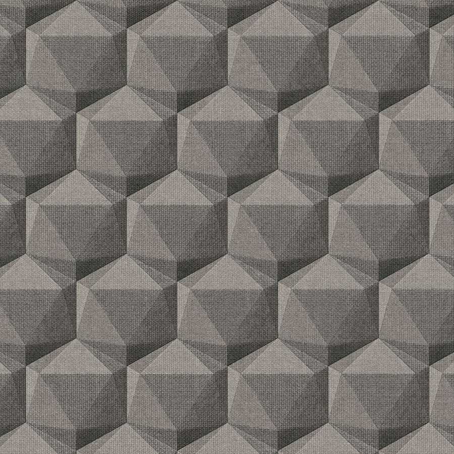 A.S. Creation | Nara | 387482 | Vliestapete | Geometrisch | 10.05 x 0.53 m | Grau