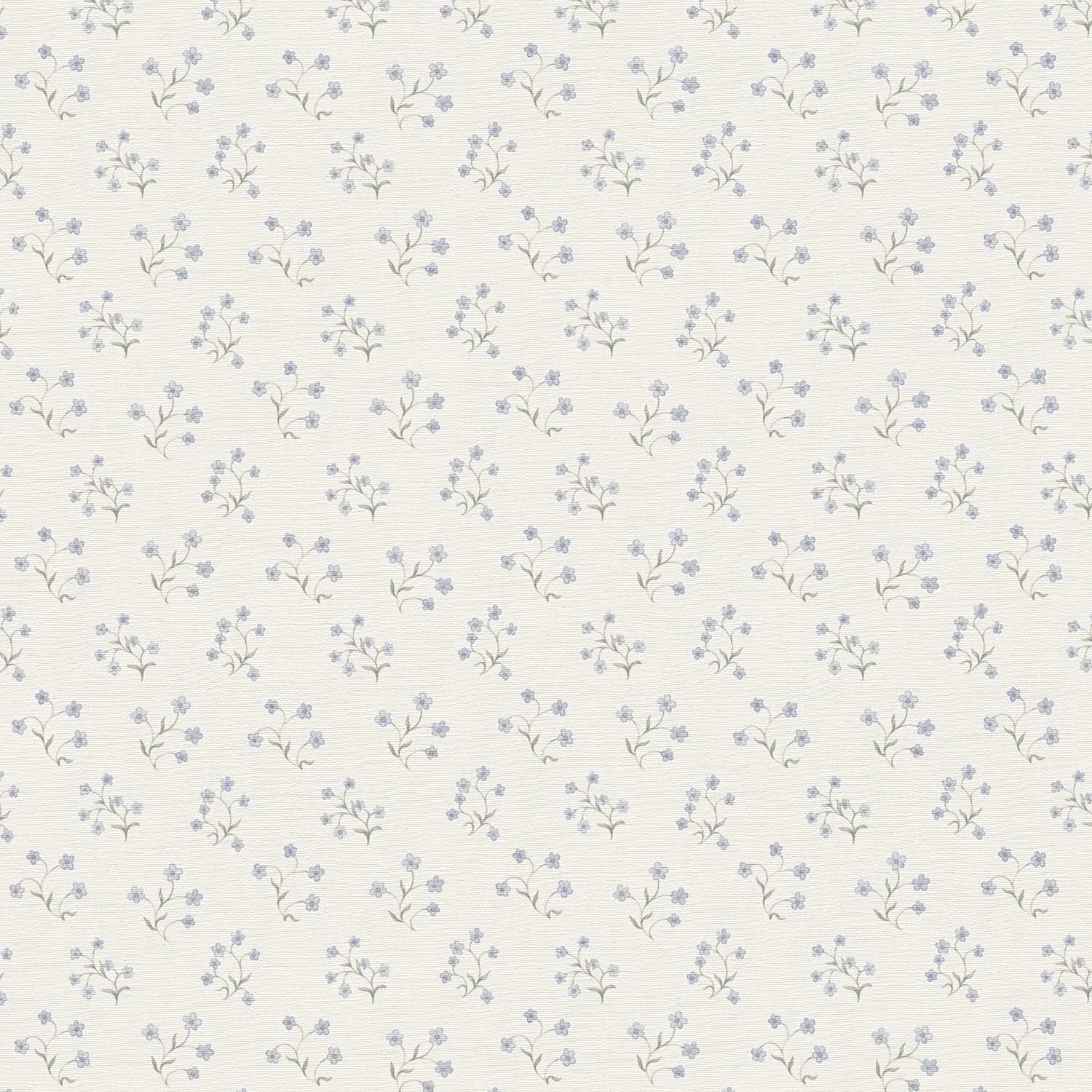 A.S. Creation | Maison Charme | 390741 | Vliestapete | Blumenoptik | 10.05 x 0.53 m | Weiß