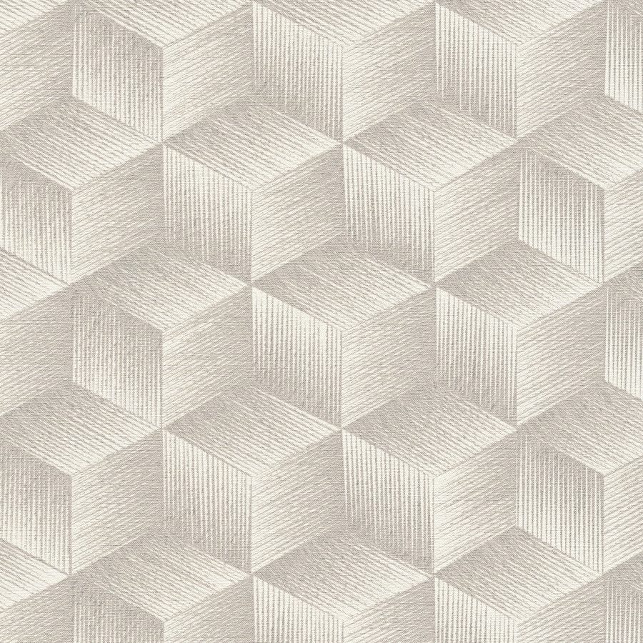 A.S. Creation | Natural Living | 385061 | Vliestapete | 3D Optik | 10.05 x 0.53 m | Grau