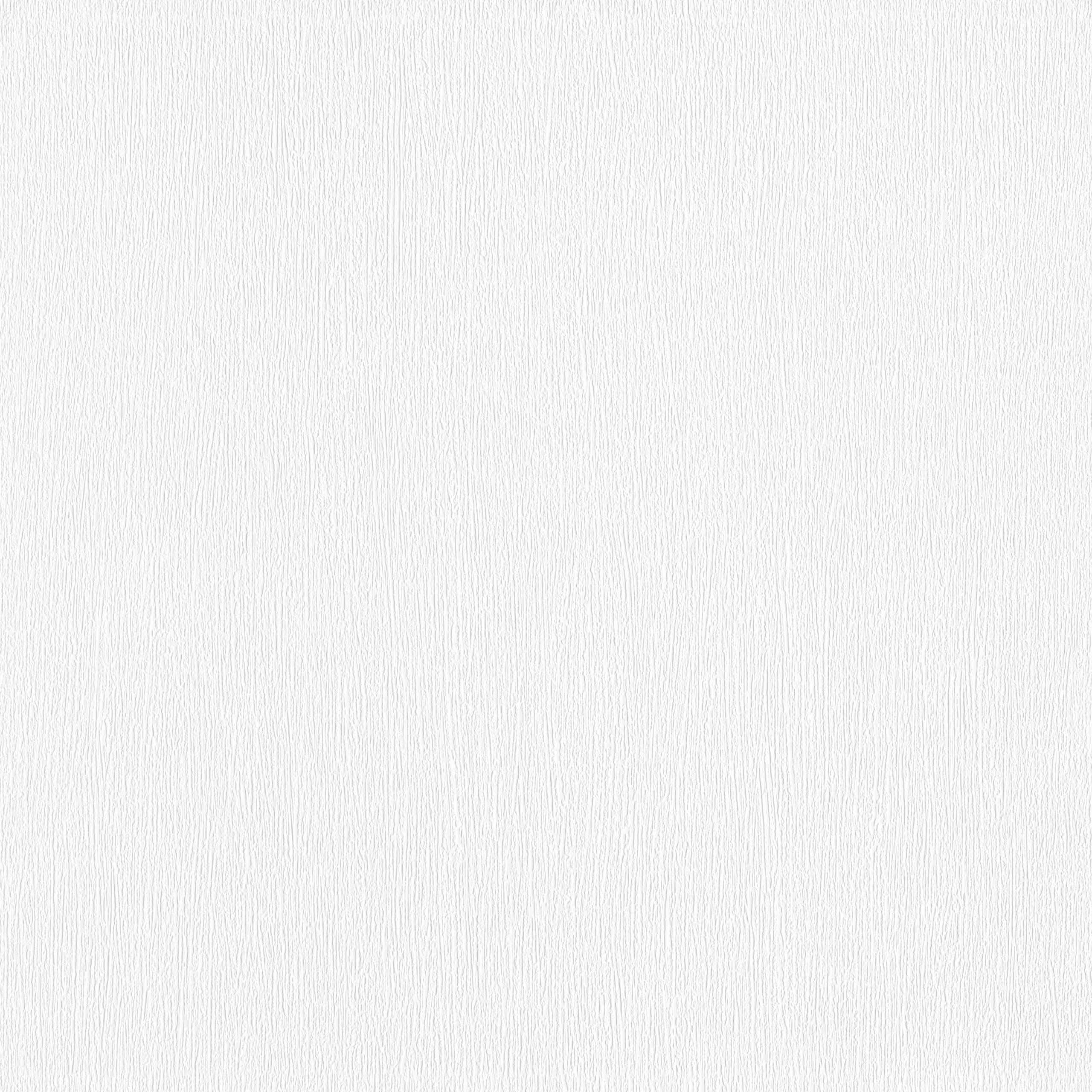 Rasch | Selection | 127201 | Vliestapete | Einfarbig | Uni | 0.53 x 10.05 m | Weiß