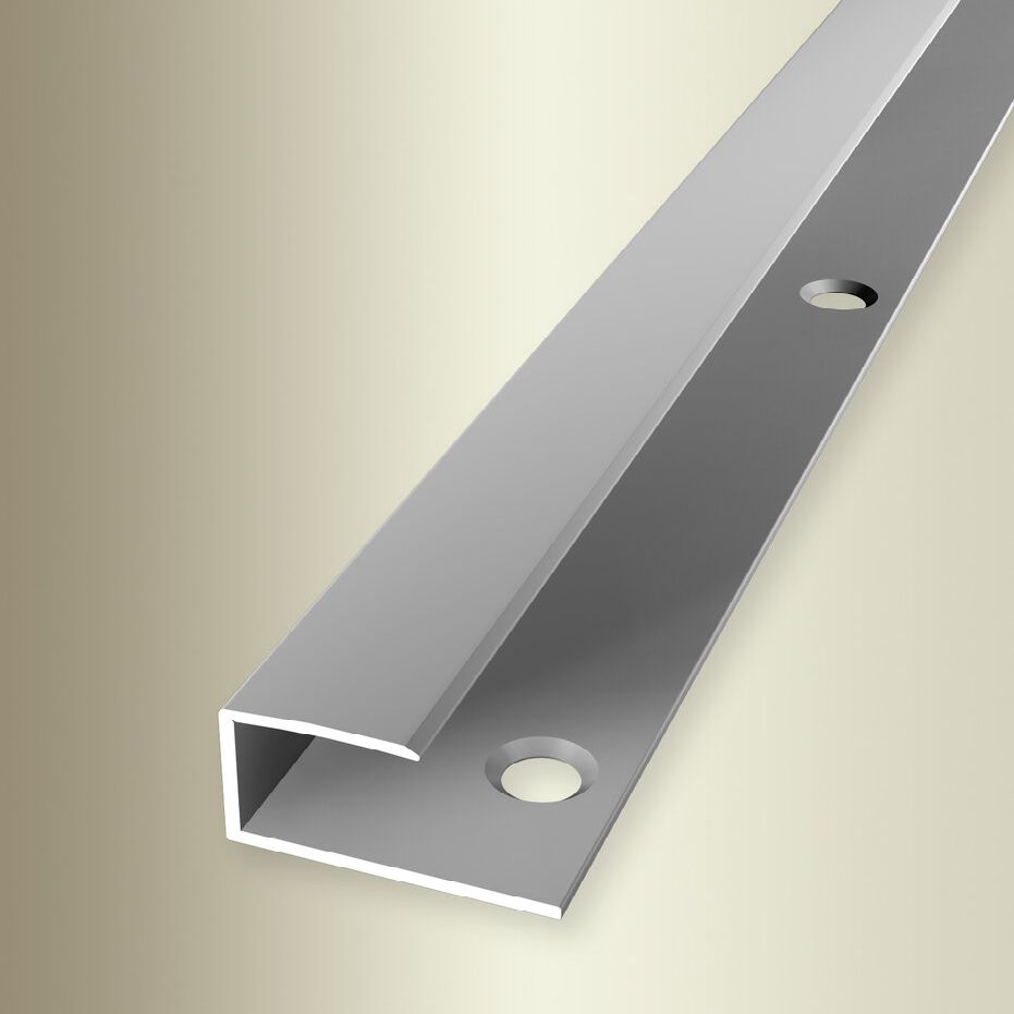 Küberit Einfass- & Abschlussprofile B 23 mm L 2700 mm Einfasshöhe 6 - 15.5 mm Alu elox