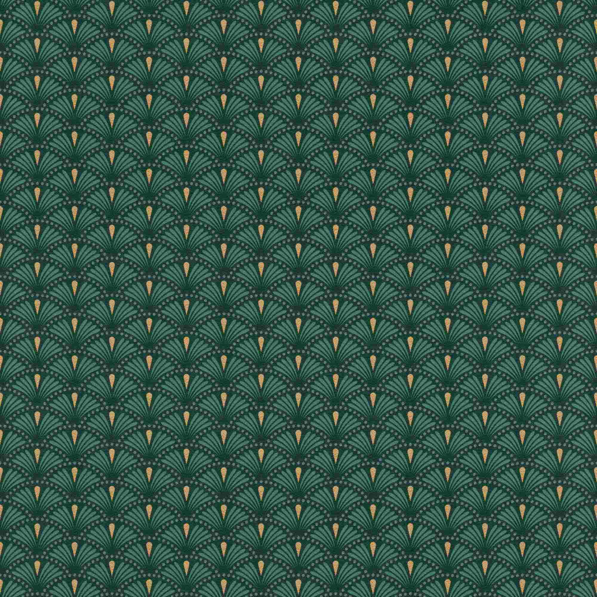 Rasch | Selection | 637915 | Vliestapete | Muster & Motive | 10.05 x 0.53 m | Grün